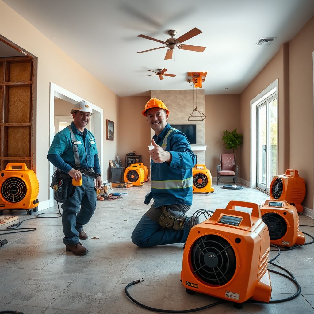 A technician using thermal imaging moisture detection on a stucco wall in an Anaheim home to find hidden intrusion.